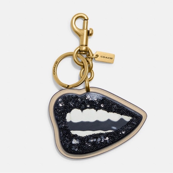 Last one! New Coach X Tom Wesselmann Lips Keychain Bag Charm - Picture 1 of 5